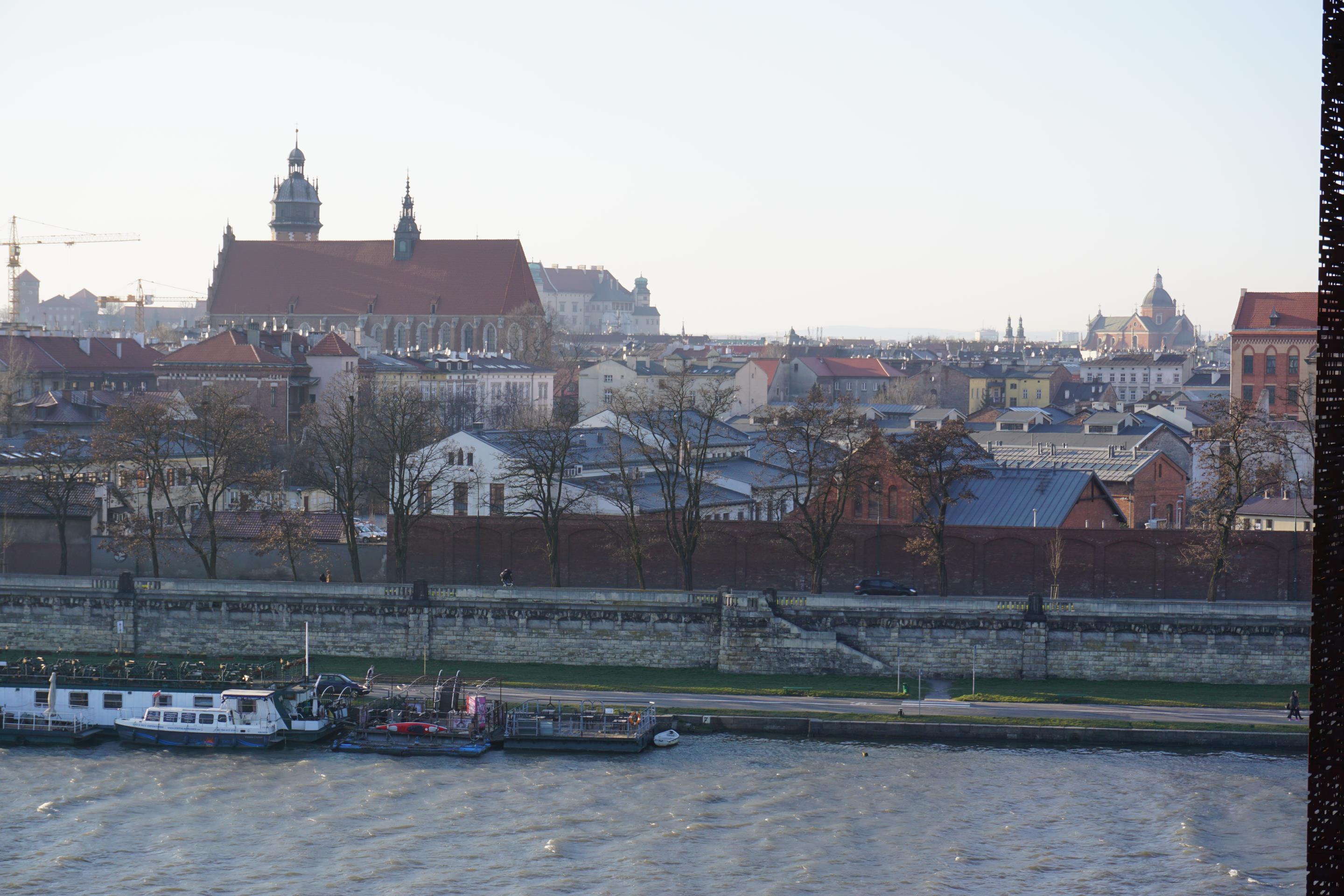 Luxury apartment with view over Vistula River.